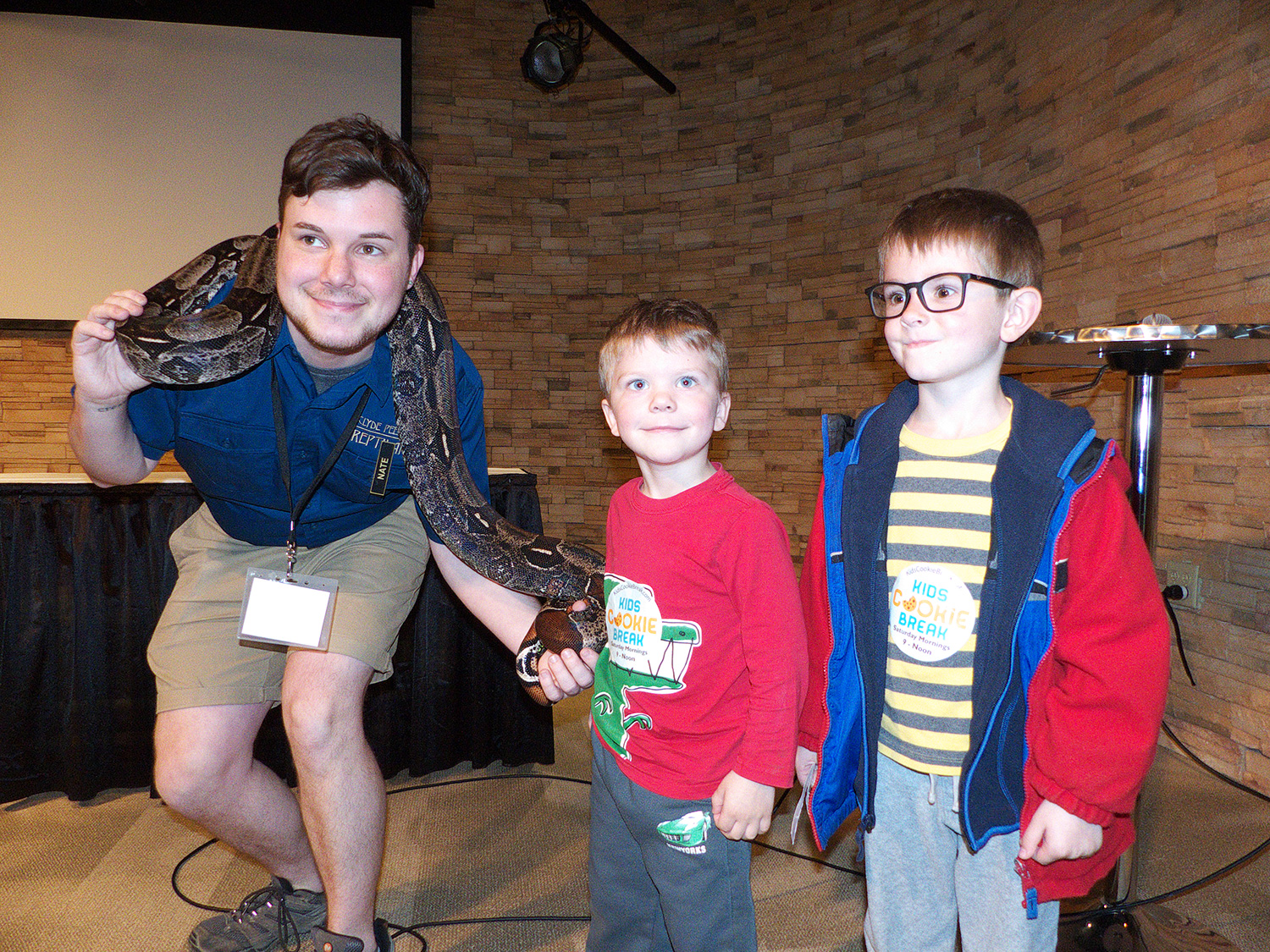 Clyde Peelings Reptiland Interactive Show
