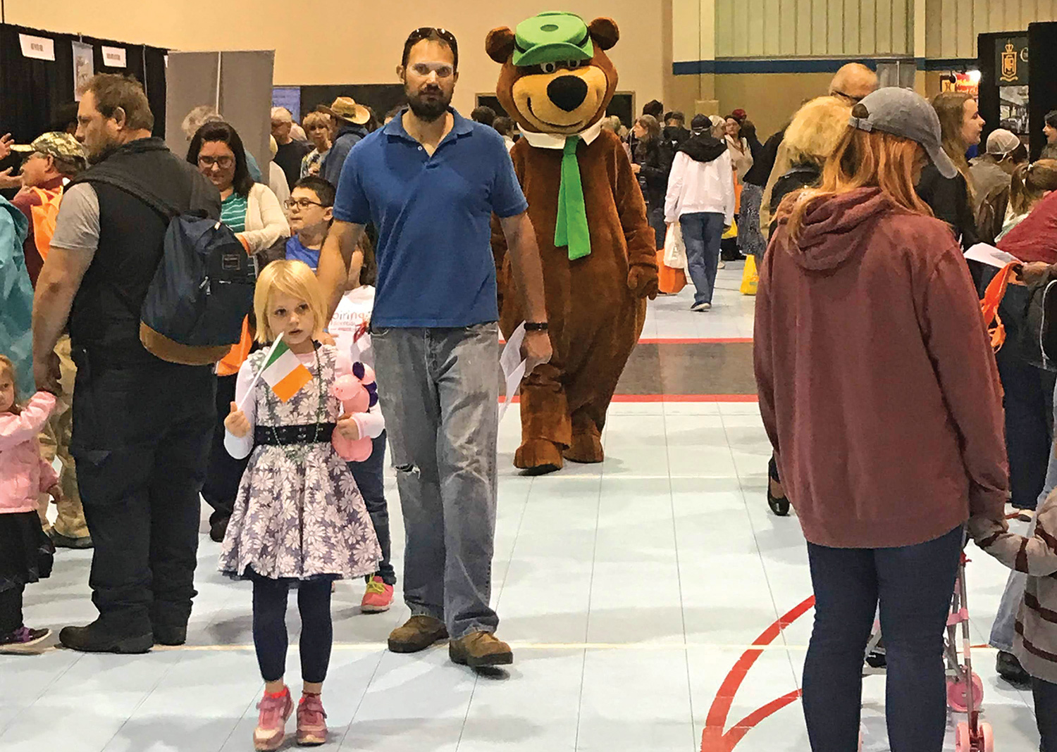 Yogi at the PA Family Travel Fair