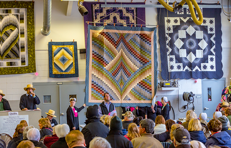 Lancaster County Mud Sale - Quilt Auction