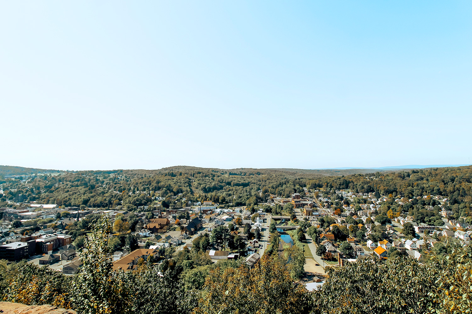 Irving-Cliff-View of Honesdale