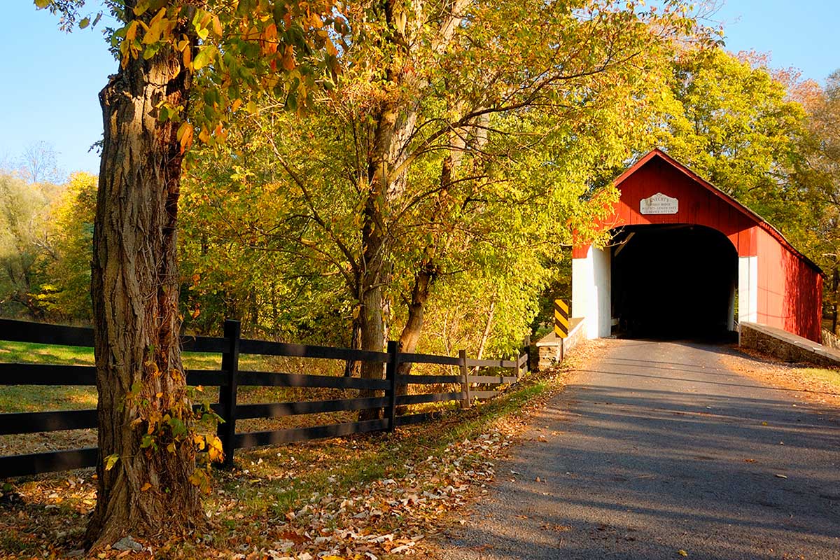 Knecht's Covered Bridge, Bucks Co., PA