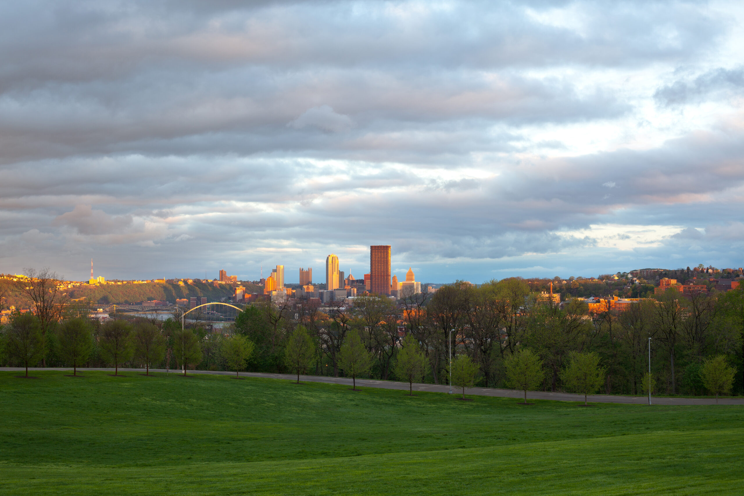 Schenley Park, in the Oakland neighborhood, Pittsburgh, PA