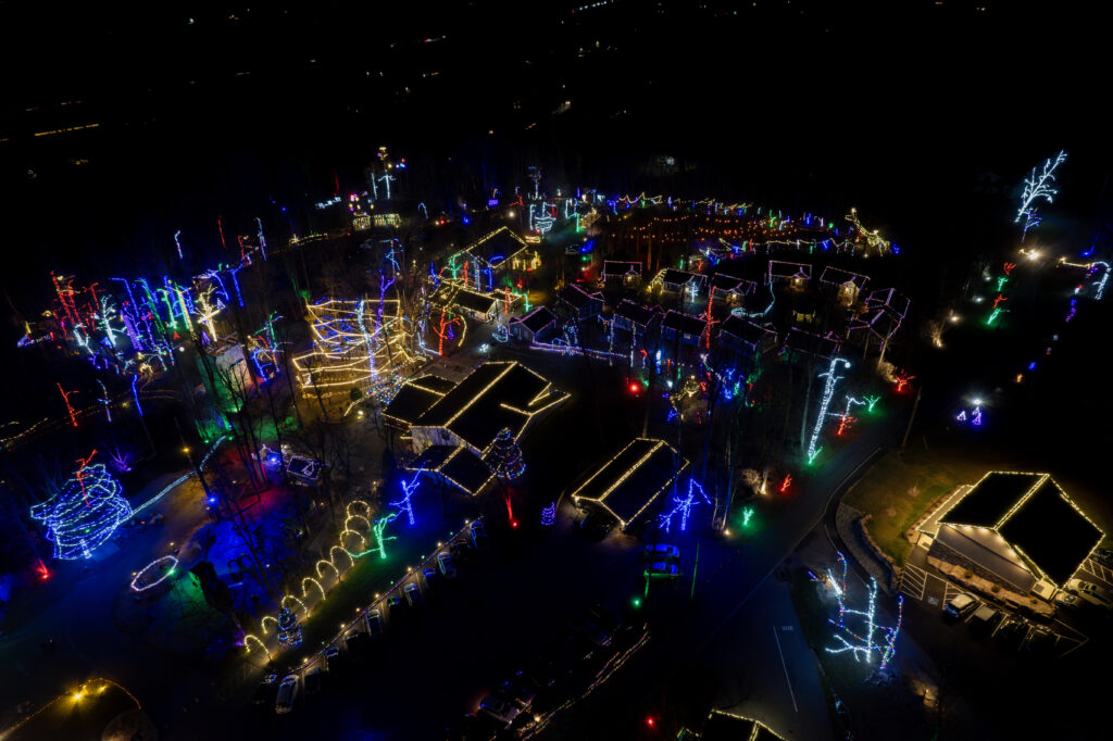 2024 Christmas Light Experience at Refreshing Mountain Retreat & Adventrure Center, Stevens, PA